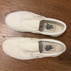 Vans women’s Canvas Slip-On Sneakers